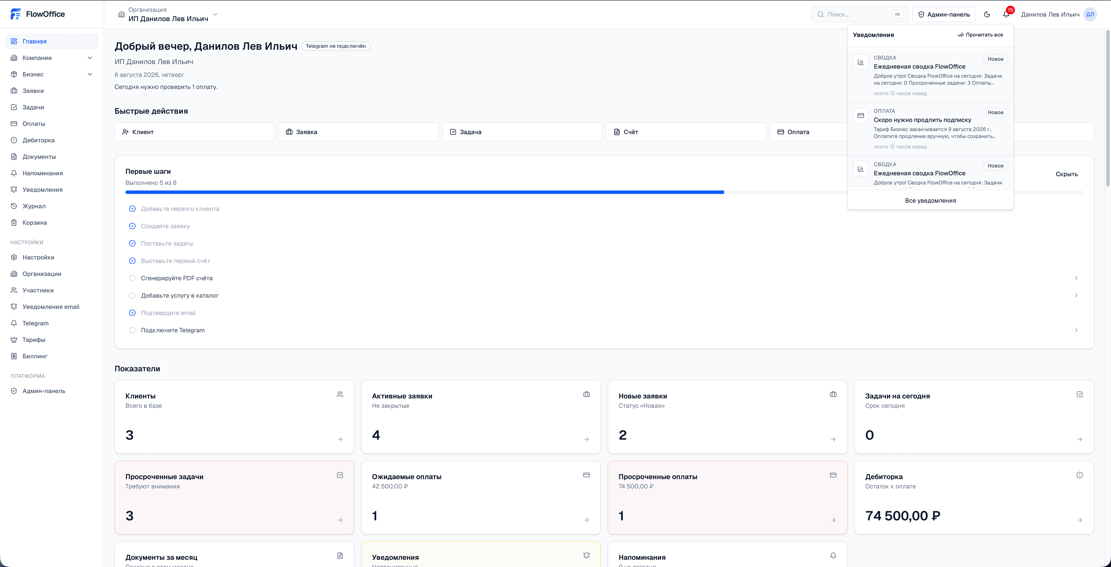 FlowOffice - Обзор